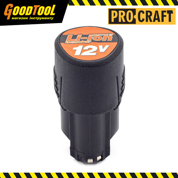 Акумуляторна батарея Li-Ion 12В 2Aг Procraft Battery 12/4