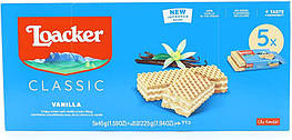 Вафлі з ванільною начинкою Loacker Classic Vanille 225g