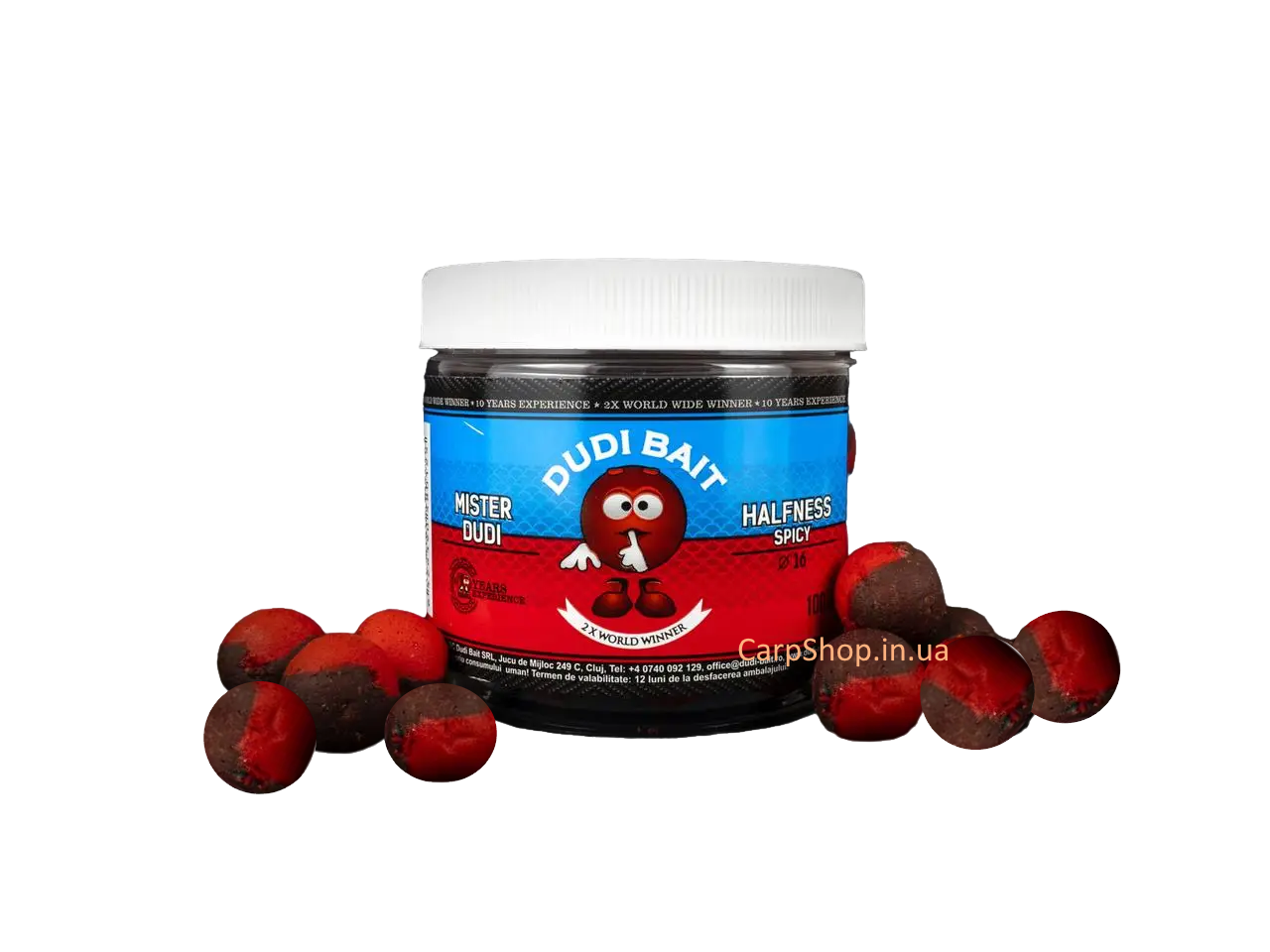 Бойли вафтерс Mister Dudi Halfness Spicy 14mm, фото 1