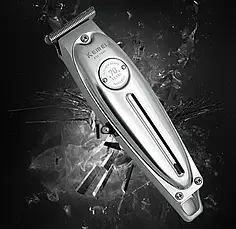 Тример для стрижки та окантовки Kemei Metal Silver Anniversary Edition (KM-1949-SIL), фото 5