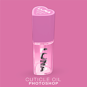 Суха олія для нігтів та кутикули LUNAMoon Cuticle Oil Photoshop (з ароматом полуниці та вершків), 5 мл.