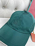 Кепка чоловіча зелена Loro Piana бейсболка якість преміум, фото 3