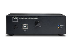 Ліхококтор NAD PP 4 Digital Phono USB Preamplifier Black