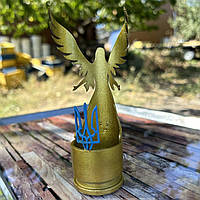 Благодійний лот Сувенір Маленький Янгол стальний крашений діаметр 30 мм