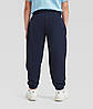 Темно-Сині дитячі спортивні штани з манжетами Cl. el. cuff jog pants Fruit of the loom, фото 6
