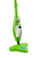 Парова швабра H2O Mop X5 для миття різних поверхонь 1400 Вт Зелений, Високотемпературний парооочисник iC227
