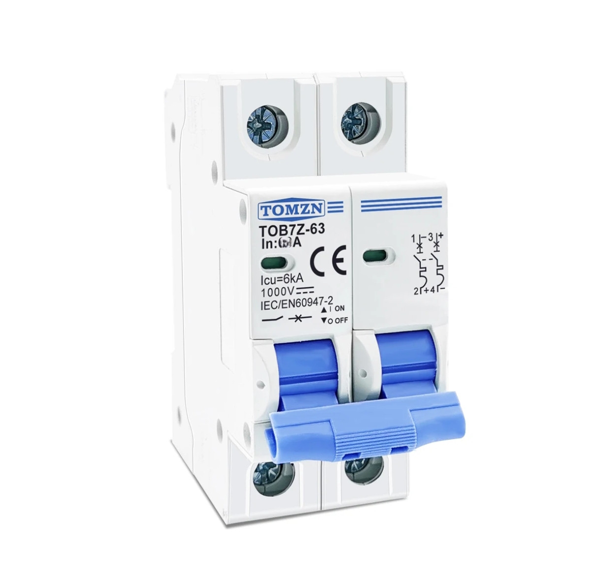 Автоматичний вимикач DC постійного струму 32 ампери, фото 1