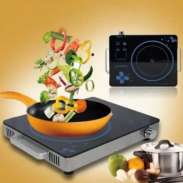 Електрична сенсорна інфрачервона плита на 1 конфорку SOKANY SK-3568 Чорна iC227 - фото 1 - id-p2344604218