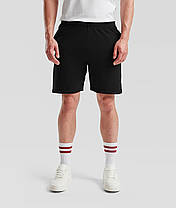 Чорні шорти чоловічі спортивні Lightweight shorts Fruit of the loom, фото 5
