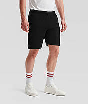 Чорні шорти чоловічі спортивні Lightweight shorts Fruit of the loom, фото 6