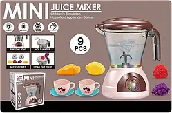 Дитячий іграшковий блендер (9 предметів, світлові та звукові ефекти, фрукти, 2 чашки) 6789 A iC227