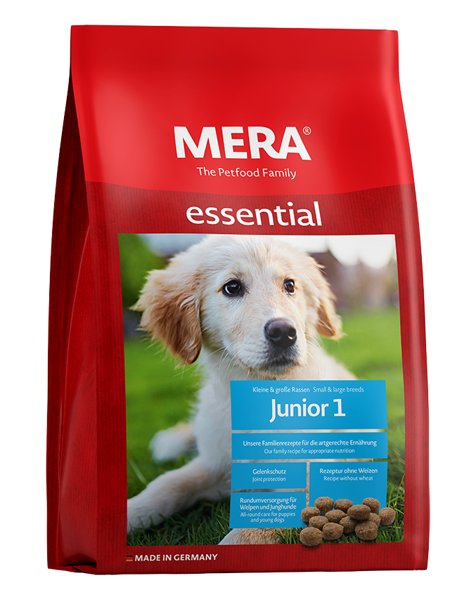 Сухий корм для цуценят та юніорів всіх порід MERA essential Junior 1, 1 кг (*)