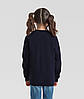 Глибокий Темно-Синій дитячий світшот модний Premium raglan sweat kids Fruit of the loom, фото 6