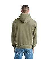 Оливкова толстовка чоловіча базова Classic hooded sweat Fruit of the loom, фото 5