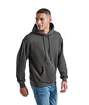 Графітова толстовка чоловіча базова Classic hooded sweat Fruit of the loom, фото 3