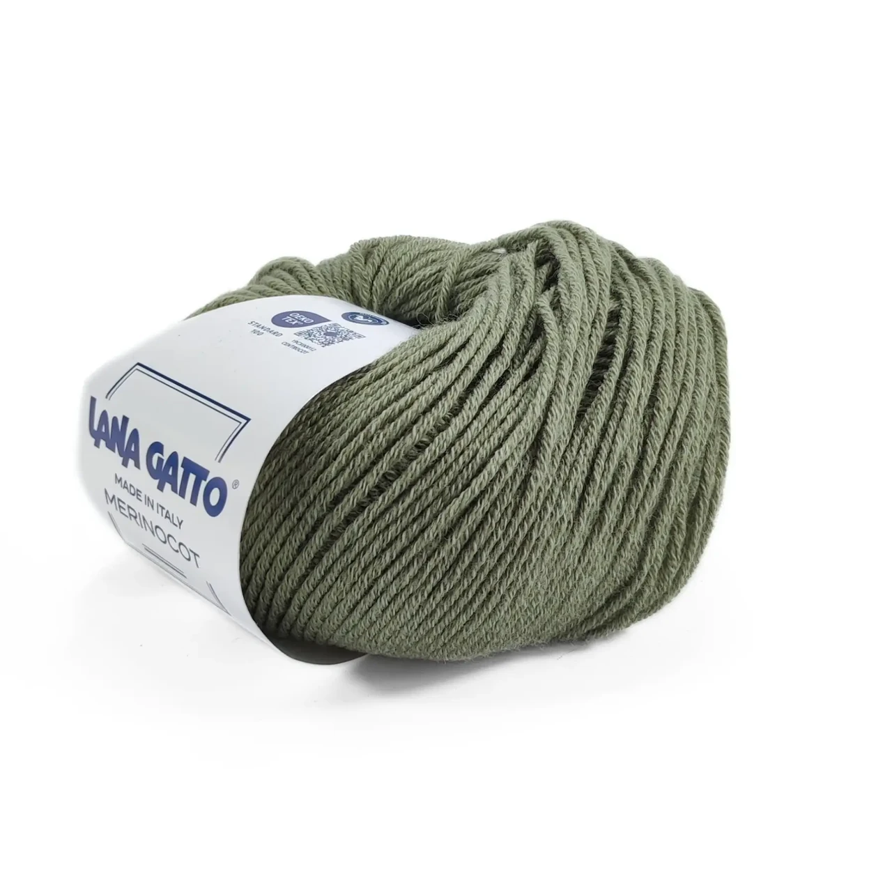 Пряжа Lana Gatto Merinocot/Меринокот, мох 14569