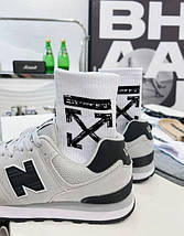 Шкарпетки OFF-WHITE (38-42) унісекс, під кросівки, фото 3