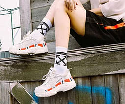 Шкарпетки OFF-WHITE (38-42) унісекс, під кросівки, фото 5