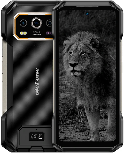 Ulefone Armor 27 Pro 12/256GB Black Захищений смартфон MediaTek Dimensity 6300 10600 мАг, фото 1