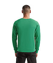 Зелений Меланж реглан чоловічий зимовий Classic raglan sweat Fruit of the loom, фото 5