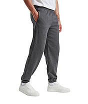 Темно-Сірі Меланж спортивні штани чоловічі з резинкою Classic elasticated cuff jog pants Fruit of the loom, фото 5