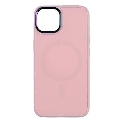 Чохол AG-Glass Chrome Camera with Magsafe для Apple iPhone 12/12 Pro (Pink)