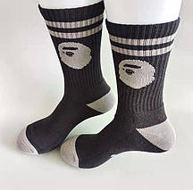 Шкарпетки A Bathing Ape (41-44) BAPE чоловічі длинні, фото 3