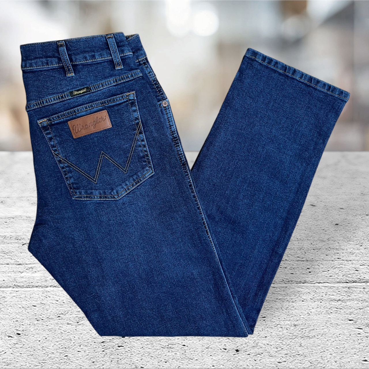 Джинси Wrangler Stretch Denim T010060 - темно синій