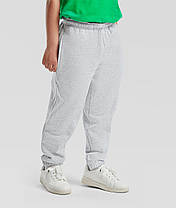 Сіро-Лілові спортивні штани дитячі Premium elasticated cuff jog pants kids Fruit of the loom, фото 6