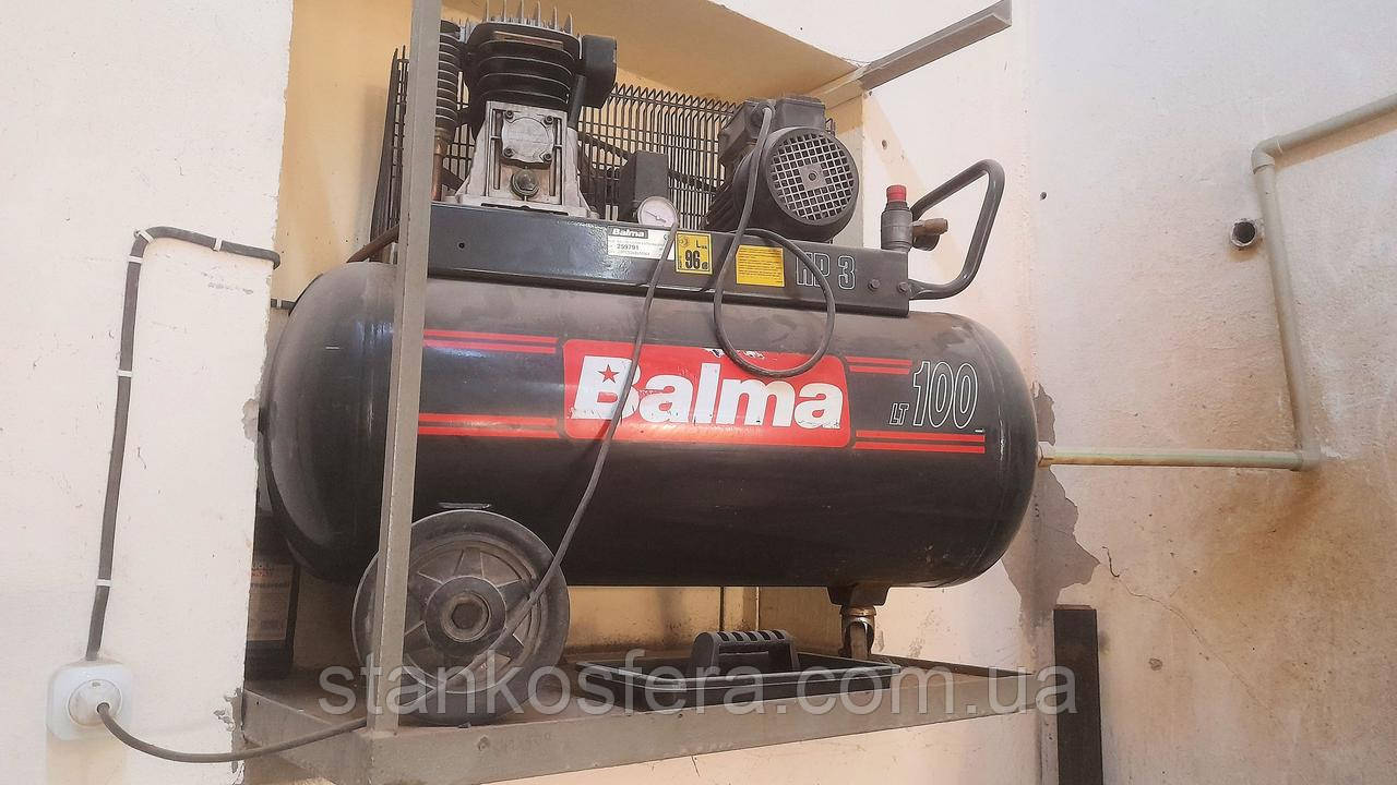 Поршневий компресор Balma NS11B-100 CM3 V230 б/у однофазний 220В професійний, фото 1