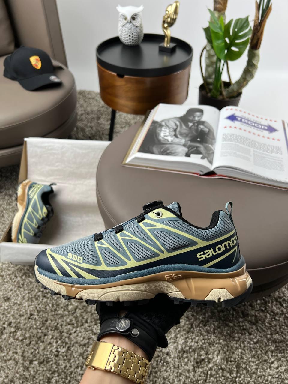 Чоловічі кросівки Salomon Lab XT-6 New Turquoise Yellow, чоловічі текстиль нейлон кеди 43, Чоловіче взуття
