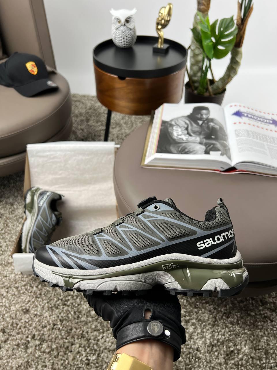 Чоловічі кросівки Salomon Lab XT-6 New Khaki Black, чоловічі текстиль нейлон кеди 42 хакі, Чоловіче взуття