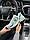 Жіночі шкіряні сітка кросівки New Balance 530 White Green, жіночі кеди Нью Беланс білі. Жіноче взуття, фото 9