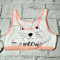 Топ для дівчинки від 8 до 9 років Котик донелла Donella дитяча нижня білизна 457KT-3