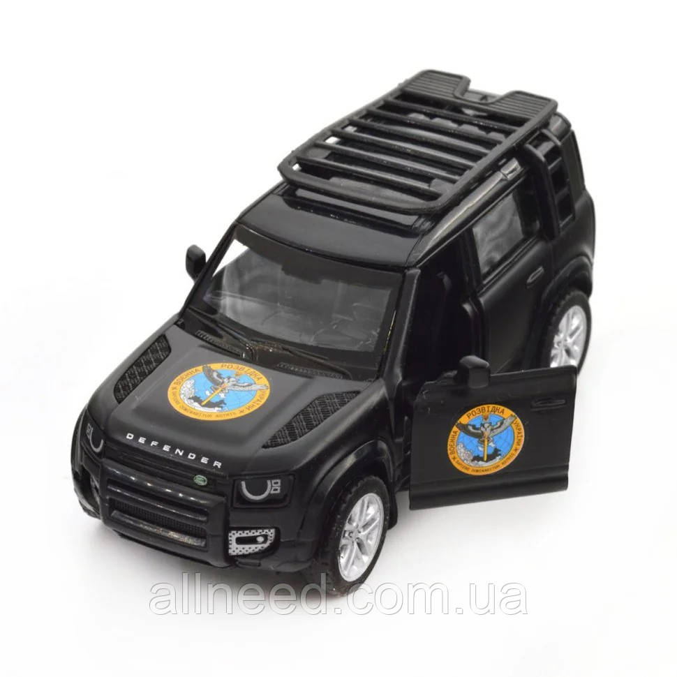 Автомодель серії "Шеврони Героїв" Land Rover Defender 110 "ГУР МО" 250364M