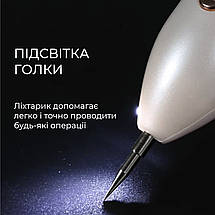 Електрокоагулятор косметологічний і плазмова ручка для видалення папілом і бородавок Swan Smart Pen S60 золотистий, фото 6