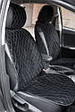 Накидки Алькантара на сидіння автомобіля Hyundai ix30 (Хюндай іх30) (1+1) два сидіння переднього ряду, фото 5