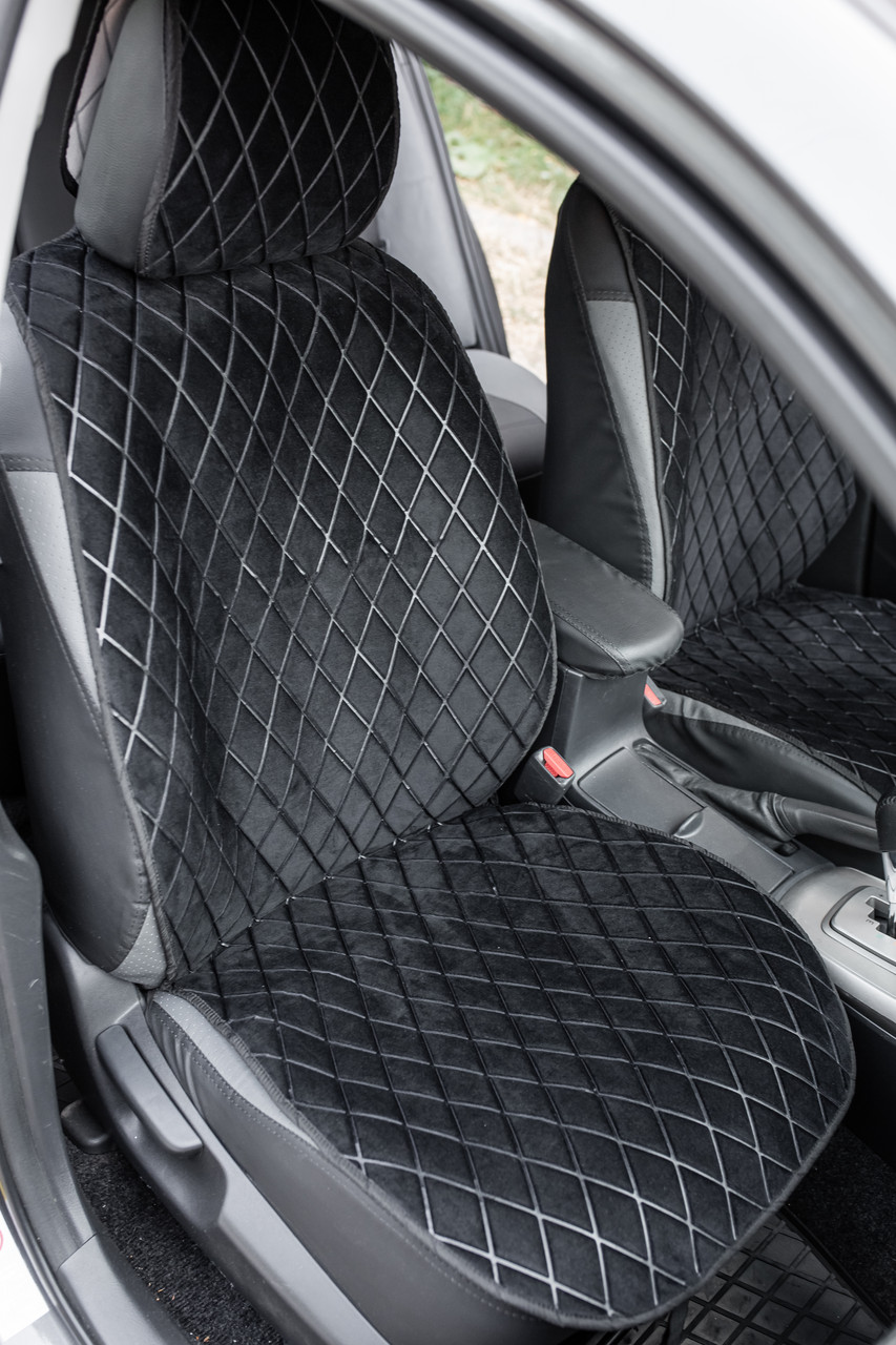 Накидки Алькантара на сидіння автомобіля Hyundai ix30 (Хюндай іх30) (1+1) два сидіння переднього ряду