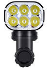 Ліхтарик велосипедний Soshine TB1 (v2) USB, IPX-6, 4800mAh, 2000Lm, 6xTG3 LED, фото 4