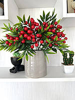 Штучна калина. Декоративна гілка калини (30 см), фото 9