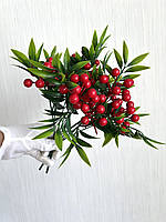 Штучна калина. Декоративна гілка калини (30 см), фото 2