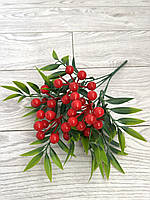 Штучна калина. Декоративна гілка калини (30 см), фото 7