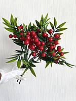 Штучна калина. Декоративна гілка калини (30 см), фото 3