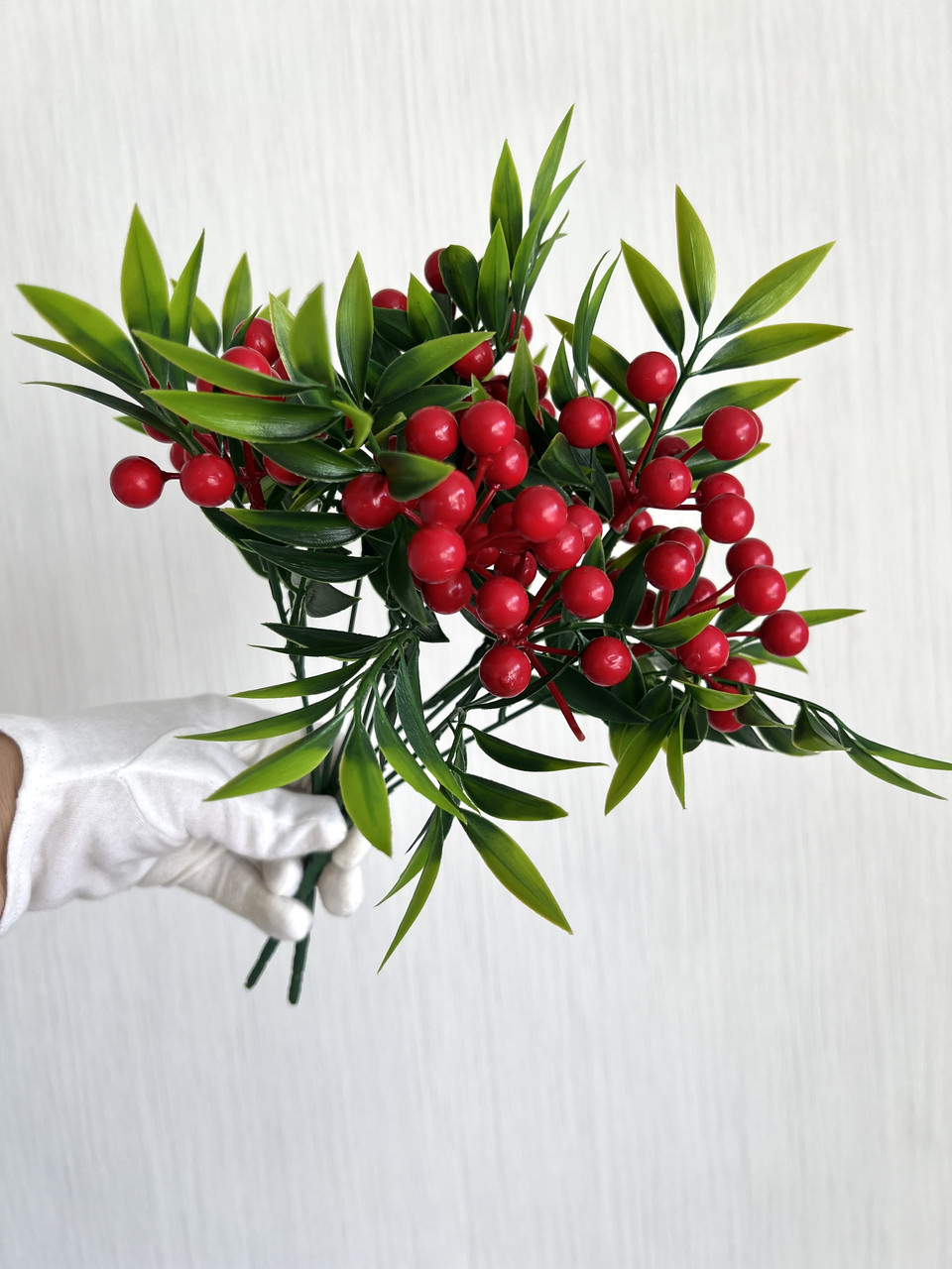 Штучна калина. Декоративна гілка калини (30 см), фото 1