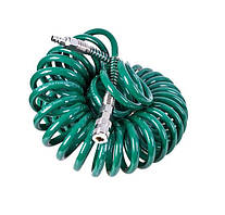 Популярний! Шланг спіральний для пневмоінструменту 8*12мм*20м із перехідниками (V-81220Р) - Краща якість тільки на Nukleon.com.ua