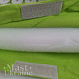 Масажний килимок Аплікатор Кузнєцова + валик голчастий для всього тіла KK-303 салатовий, фото 5