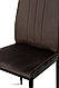 Стілець обідній Річ чорний (метал/велюр Брауні), фото 7