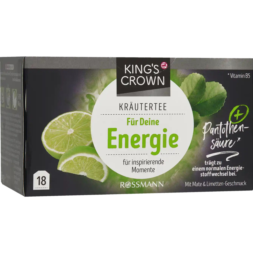 Чай Енергія KING'S CROWN Kräutertee Für Deine Energie 36g, фото 1