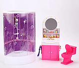 Дитячі іграшкові меблі Глорія Gloria для ляльок Барбі Душева, фото 3