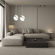 Бронзовий дизайнерський підвіс "Напівсфери" 25см (61-V1023-1 BRZ), фото 3